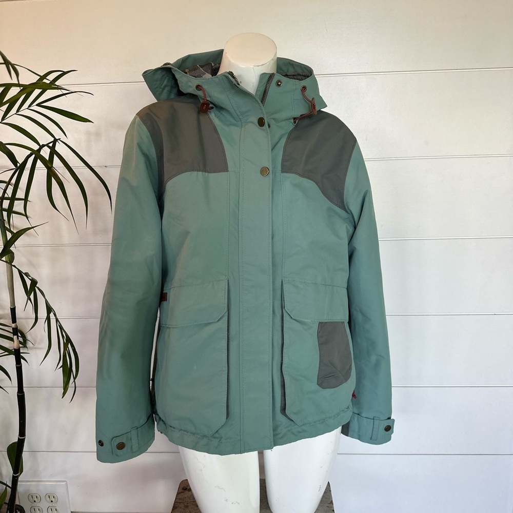 Columbia South Canyon Hooded Jacket Women’s Large Omni-Tech Camo Lining - Picture 1 of 13